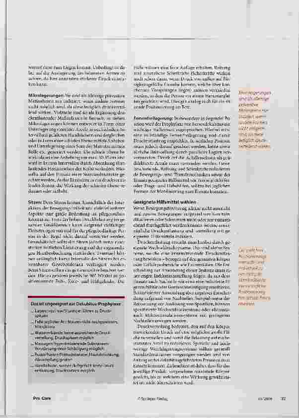 Vorschauseite 2: Den Dekubitus vermeiden