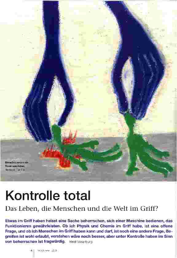 Vorschauseite 1: Kontrolle total