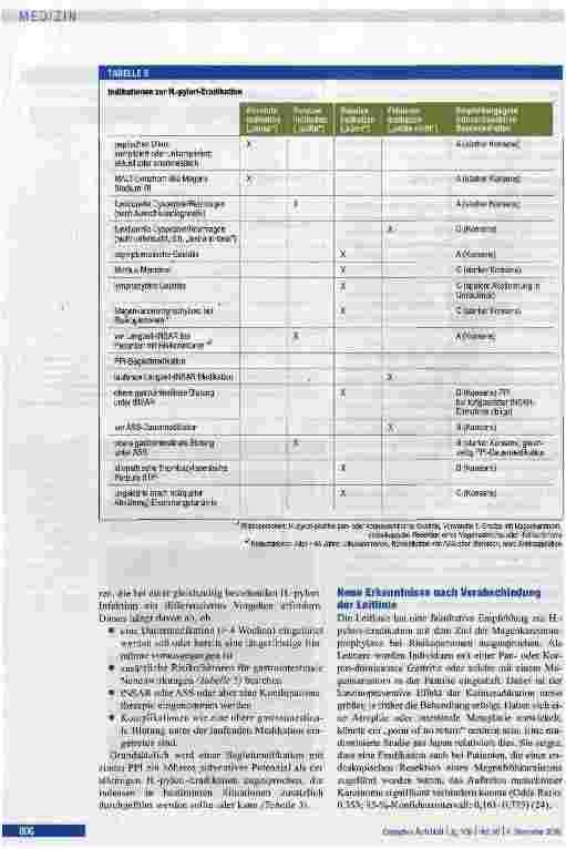 Vorschauseite 6: Helicobacter pylori und gastroduodenale Ulkuskrankheit