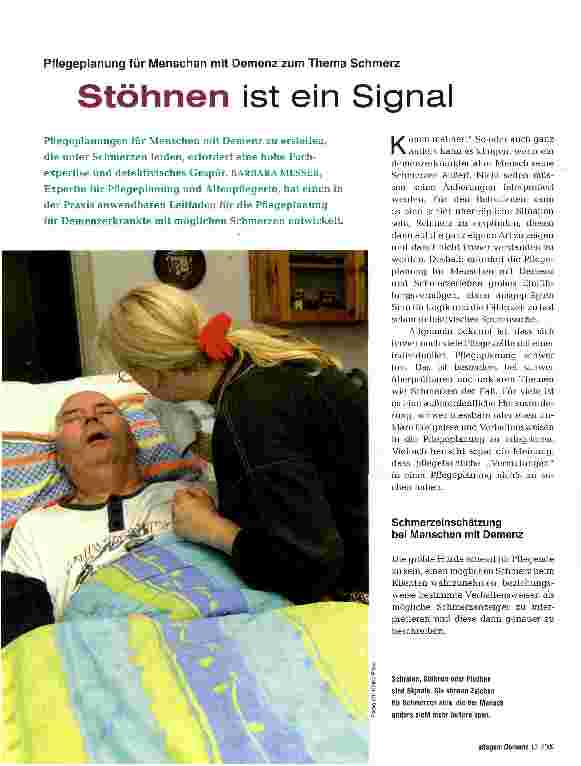 Vorschauseite 1: Stöhnen ist ein Signal