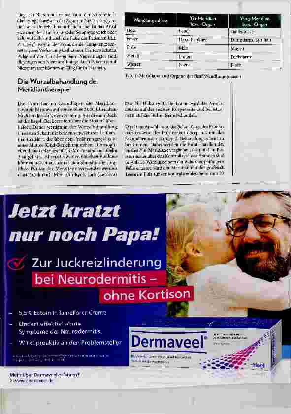 Vorschauseite 2: Japanische Akupunktur bei chronischer Sinusitis