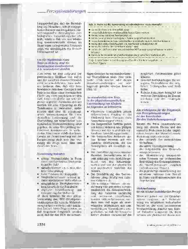 Vorschauseite 5: Physiotherapeutische Diagnostik bei Perzeptionsstörungen
