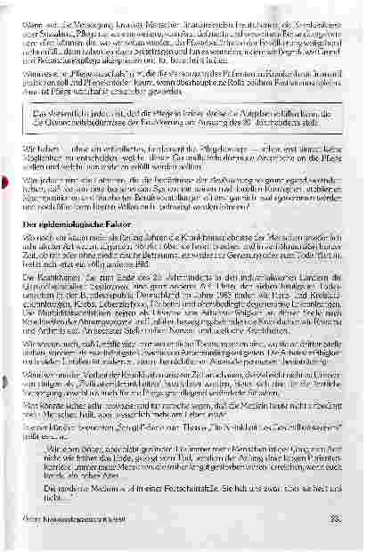 Vorschauseite 4: Aufgaben der Pflege im Wandel der Gesundheitsbedürfnisse der Bevölkerung