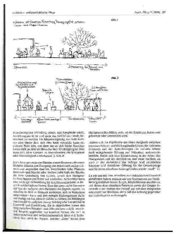 Vorschauseite 4: Architektur und psychiatrische Pflege - Überlegungen zur Gestaltung des räumlichen Millieus einer Station