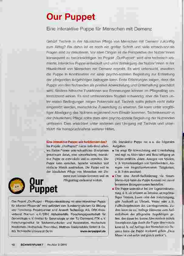 Vorschauseite 1: Our Puppet