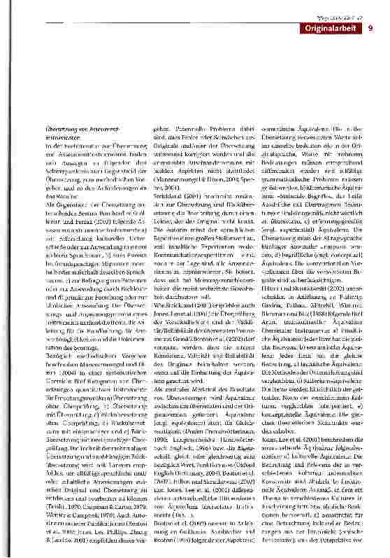 Vorschauseite 3: Übersetzungsverfahren eines klinischen Assessmentinstrumentes am Beispiel der Richmond Agitation-Sedation Scale (RASS)