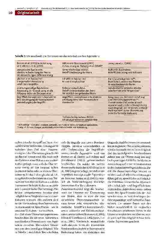 Vorschauseite 4: Übersetzungsverfahren eines klinischen Assessmentinstrumentes am Beispiel der Richmond Agitation-Sedation Scale (RASS)