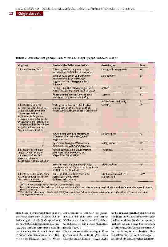 Vorschauseite 6: Übersetzungsverfahren eines klinischen Assessmentinstrumentes am Beispiel der Richmond Agitation-Sedation Scale (RASS)