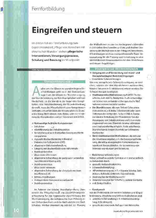 Vorschauseite 1: FernfortbildungEingreifen und steuern