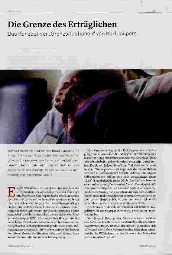 Vorschauseite 1: Die Grenze des Erträglichen