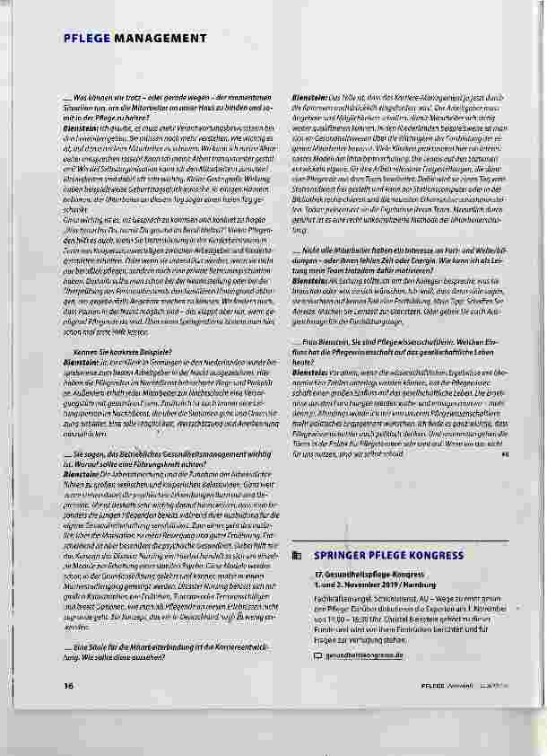 Vorschauseite 3: „Du kannst nur durch Wertschätzung und gezielte Unterstützung Mitarbeiter binden und motivieren. Betriebliches Gesundheitsmanagement, Selbstorganisation, Transparenz und Karrieree…