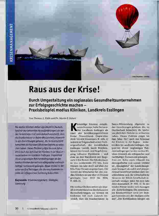 Vorschauseite 1: Raus aus der Krise!