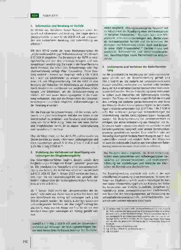 Vorschauseite 6: Empfehlungen des Deutschen Vereins zur Gesamtplanung in der Eingliederungshilfe und ihr Verhältnis zur Teilhabeplanung