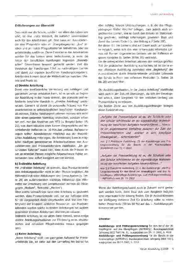 Vorschauseite 2: Lernen und Anleitung