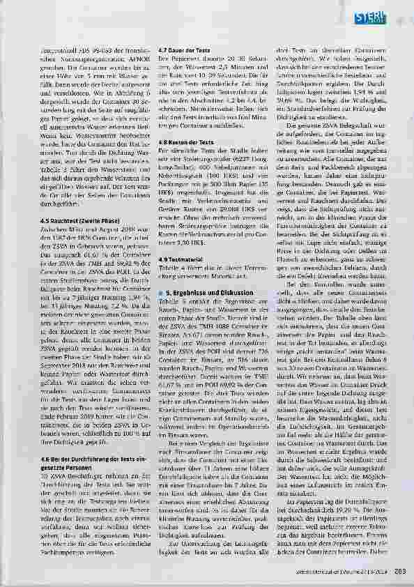 Vorschauseite 6: Leistungsprüfung der Dichtigkeit von starren Containern in den Zentralsterilisationen der Krankenhäuser Tuen Mun Hospital und Pok Oi Hospital in Hongkong