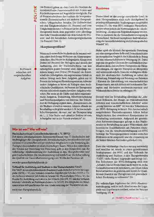 Vorschauseite 3: „Eine Bereicherung und Aufwertung des Berufes“
