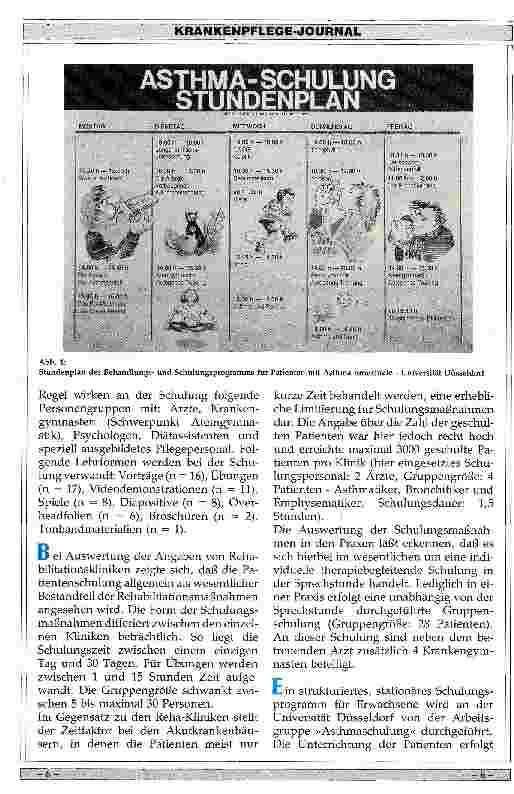 Vorschauseite 2: Welche Möglichkeiten der Schulung des Asthmatikers gibt es?
