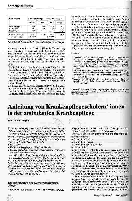Vorschauseite 5: Betriebskosten von zwei Krankenwohnungen im Vergleich
