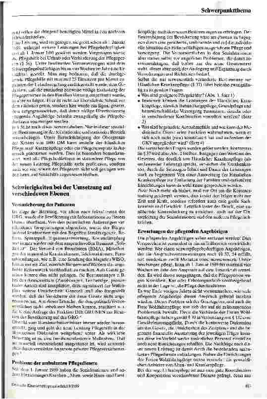 Vorschauseite 2: Ein Stück(chen) Reform - eine Reform als Stückwerk