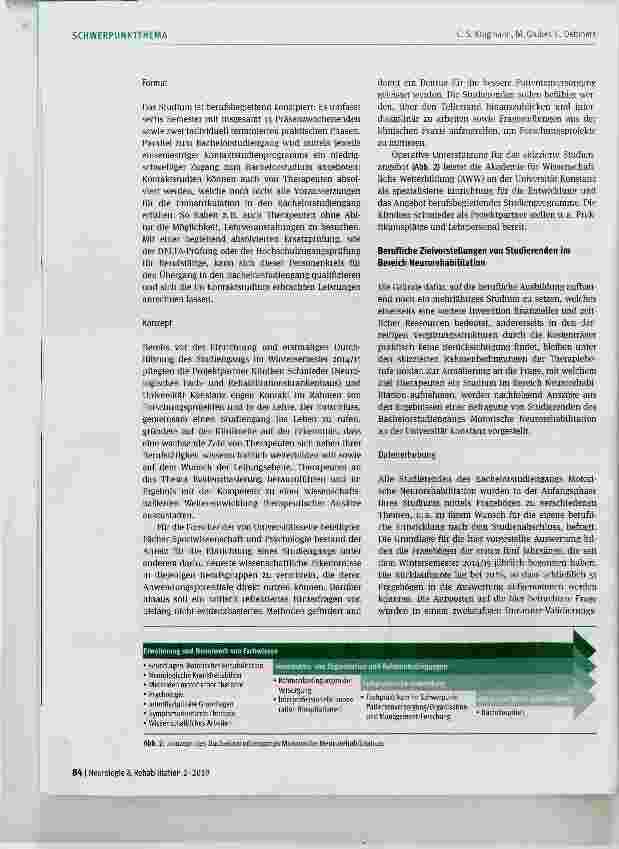 Vorschauseite 4: Berufliche Zielvorstellungen studierender Ergound Physiotherapeuten am Beispiel eines weiterbildenden Bachelorstudiengangs an der Universität Konstanz