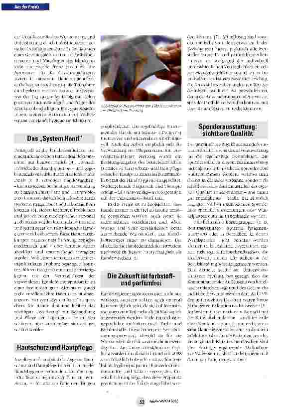 Vorschauseite 3: Verbesserung der Händehygiene am Universitätsklinikum Freiburg Wir haben es in der Hand!