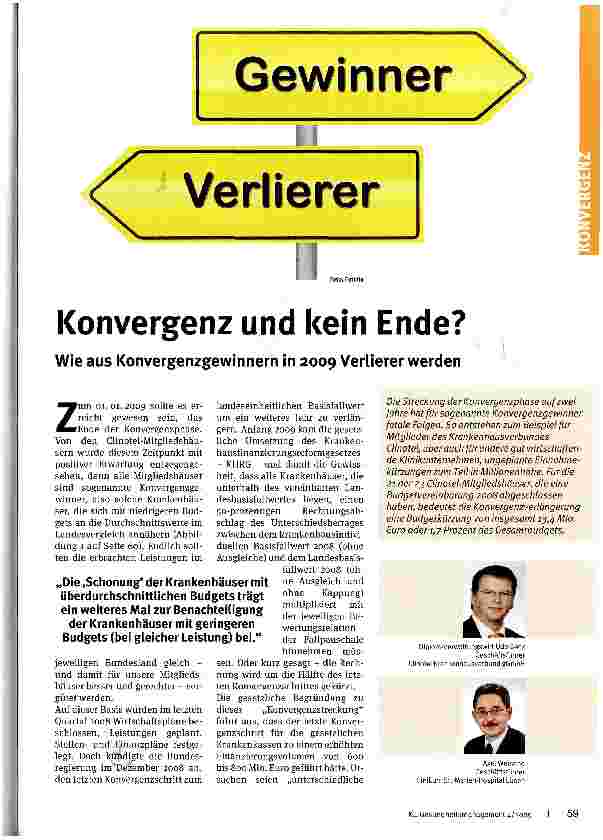 Vorschauseite 1: Konvergenz und kein Ende?