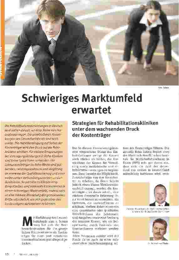 Vorschauseite 1: Schwieriges Marktumfeld erwartet