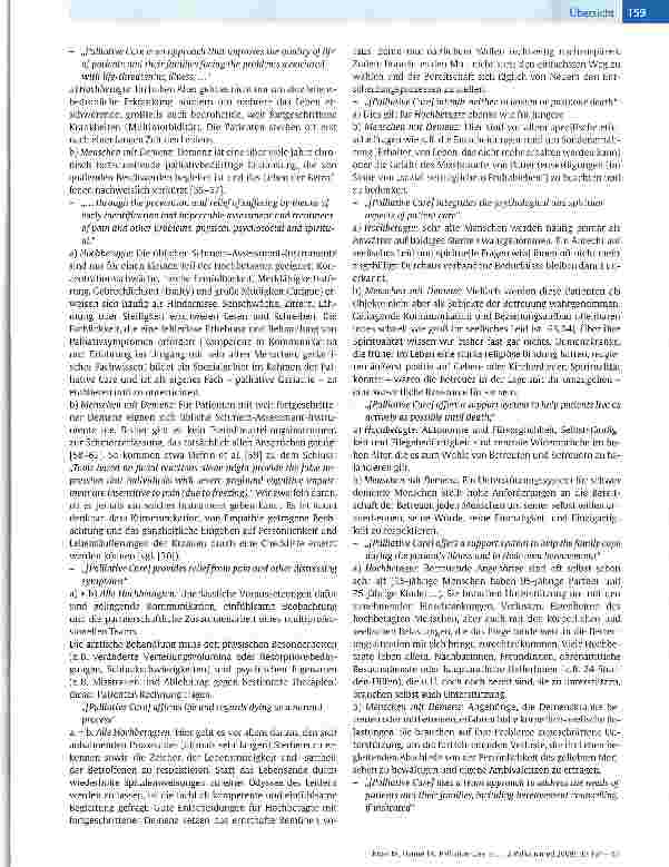 Vorschauseite 6: Palliative Care ist ein Zugang für hochbetagte Menschen - Ein erweiterter Blick auf die WHO-Definition von Palliative Care