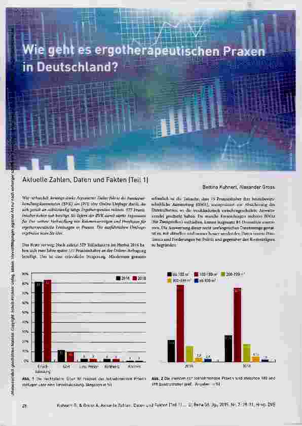 Vorschauseite 1: Wie geht es ergotherapeutischen Praxen in Deutschland?
