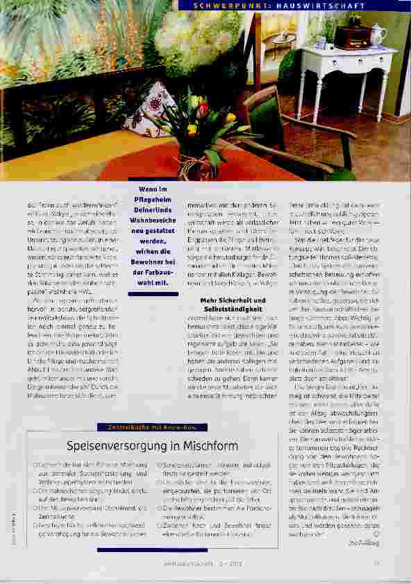Vorschauseite 2: Jetzt hat die Hauswirtschaft ein gutes Wir-Gefühl