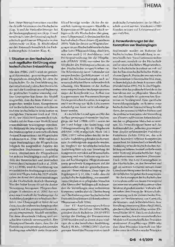 Vorschauseite 2: Akademisierung der Pflegeberufe Weg aus der Angebotsmisere?