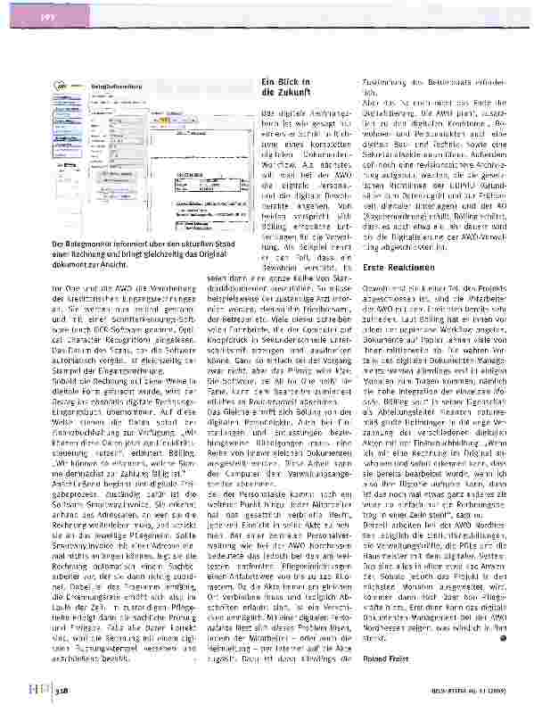 Vorschauseite 2: Digitalisierung für eine vereinfachte Pflegeverwaltung