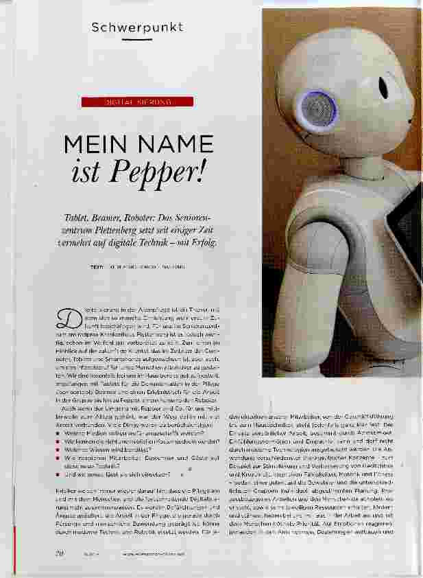 Vorschauseite 1: MEIN NAME ist Pepper!