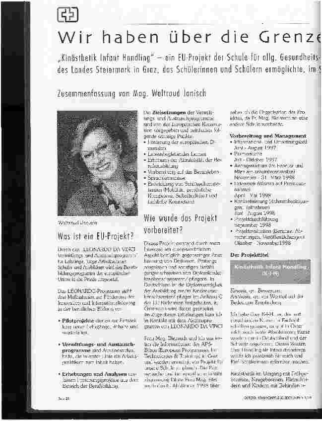 Vorschauseite 1: Wir haben über die Grenzen geblickt