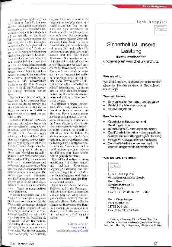 Vorschauseite 3: Ereignisdeckungsprinzip Claims made - Innovation oder Mogelpackung?