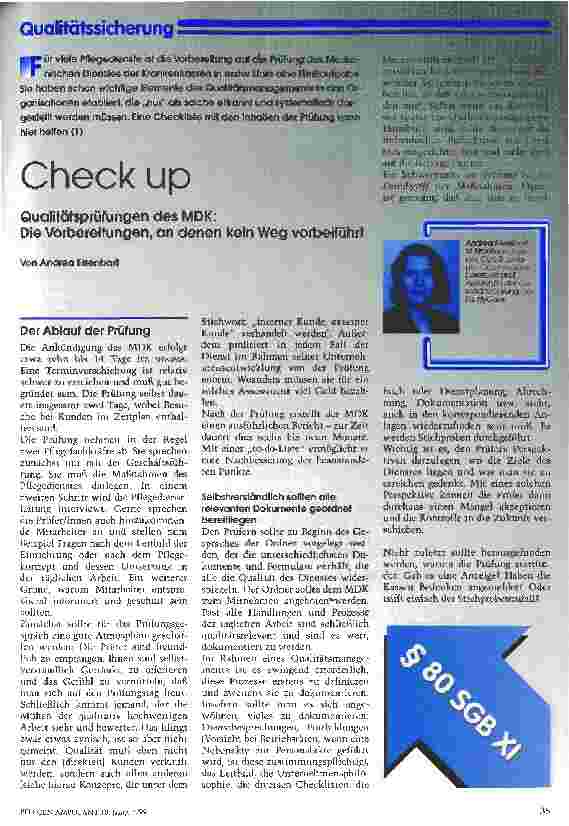 Vorschauseite 1: Check up