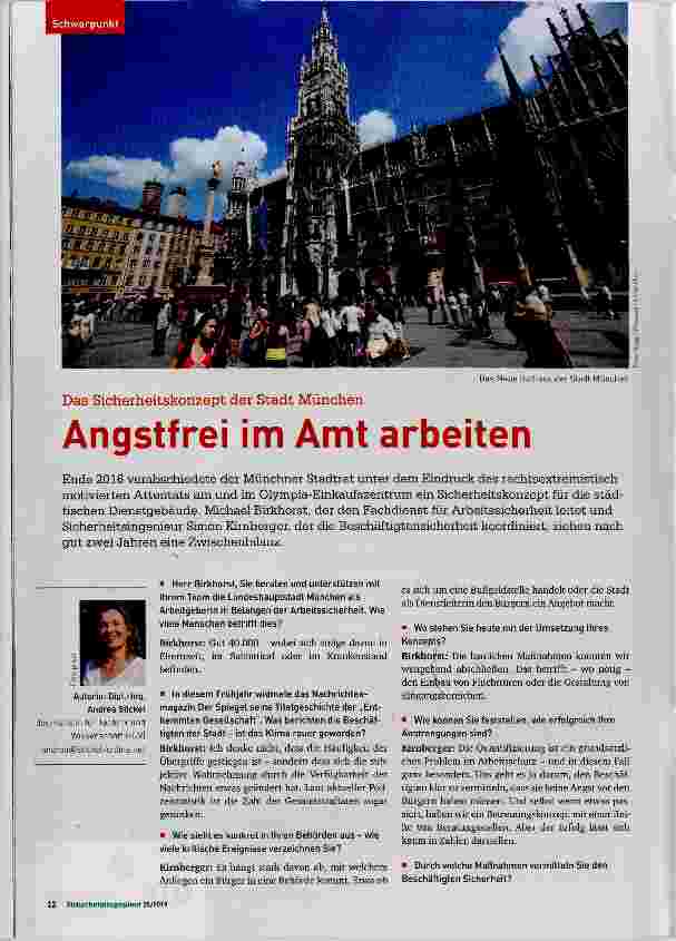 Vorschauseite 1: Angstfrei im Amt arbeiten