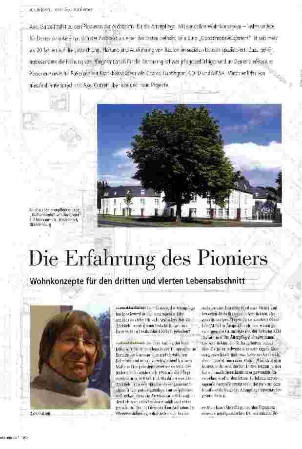 Vorschauseite 1: Die Erfahrung des Pioniers