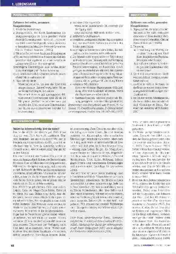 Vorschauseite 3: Zufüttern von gesunden, reifen Neugeborenen im Krankenhaus
