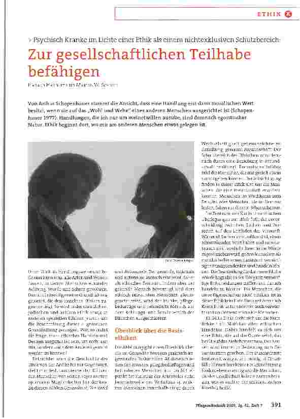 Vorschauseite 1: Zur gesellschaftlichen Teilhabe befähigen