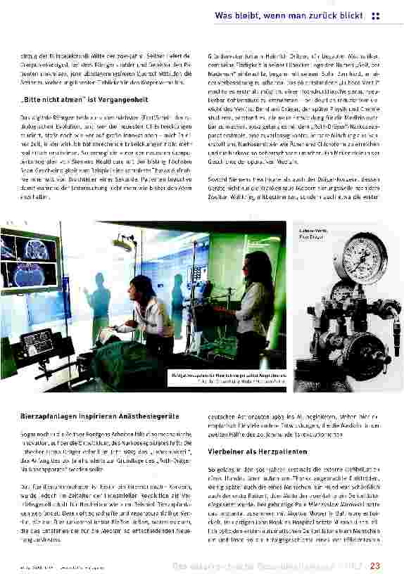 Vorschauseite 2: Schlaglichter medizinischer Innovation