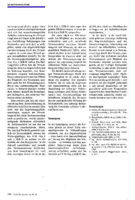 Vorschauseite 4: Amtsenthebung und Entbindung von Kassenvorständen
