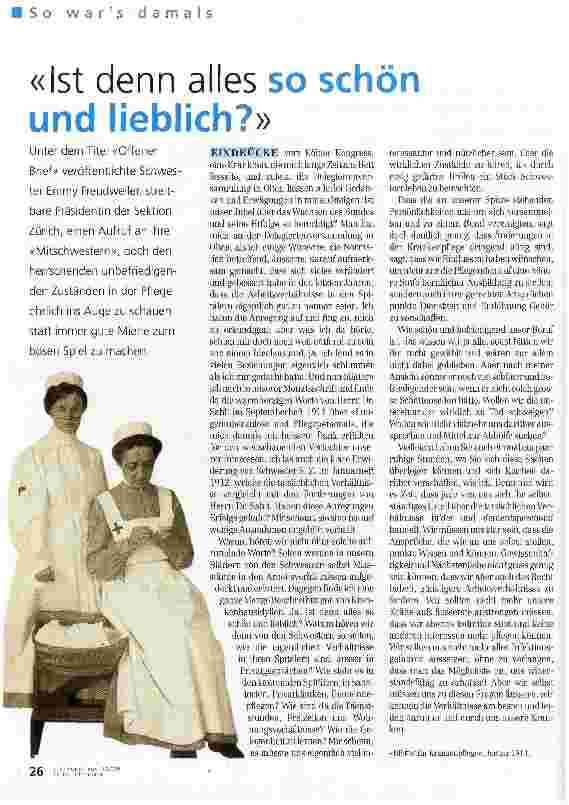 Vorschauseite 1: «Ist denn alles so schön und lieblich?»