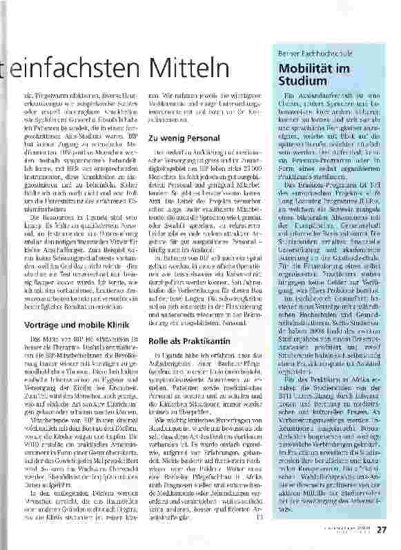 Vorschauseite 2: Beratung und Behandlung mit einfachsten Mitteln