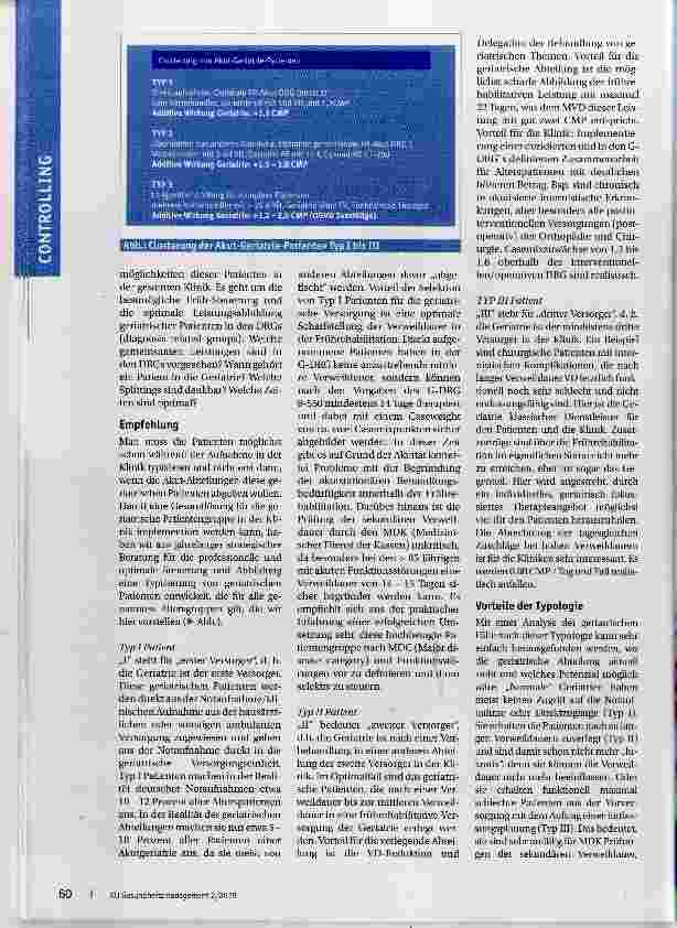 Vorschauseite 2: Effektives Controlling für Geriatrien