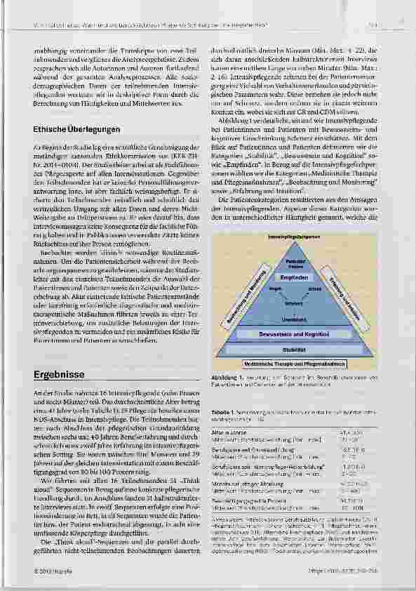 Vorschauseite 5: Wann und wie berücksichtigen Intensivpflegende Schmerz im Behandlungsprozess von Patientinnen und Patienten auf der Intensivstation?