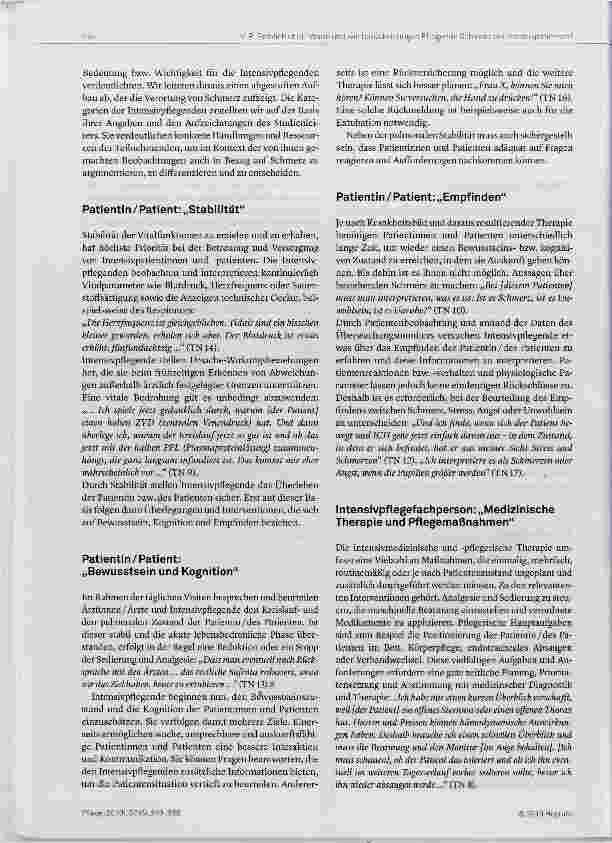 Vorschauseite 6: Wann und wie berücksichtigen Intensivpflegende Schmerz im Behandlungsprozess von Patientinnen und Patienten auf der Intensivstation?