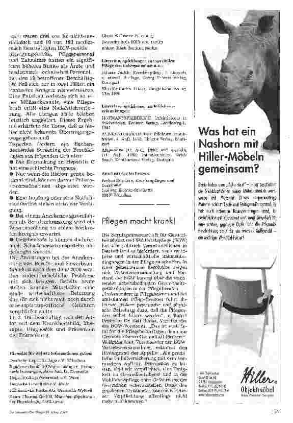 Vorschauseite 3: Hepatitis C - Die unterschätzte Gefahr?