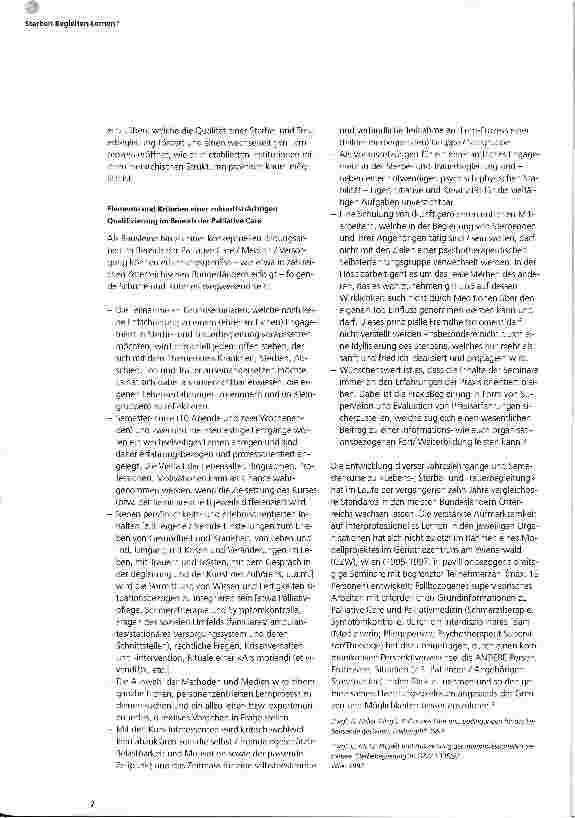 Vorschauseite 2: Sterben-Begleiten-Lernen?