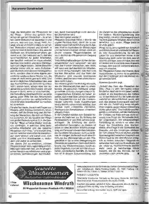 Vorschauseite 3: Pflege im Spannungsfeld von Anspruch und Wirklichkeit
